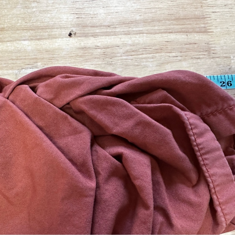 283. Free People Myrrh Terracotta Orange Parachute Boho sz small oversized - Picture 10 of 10